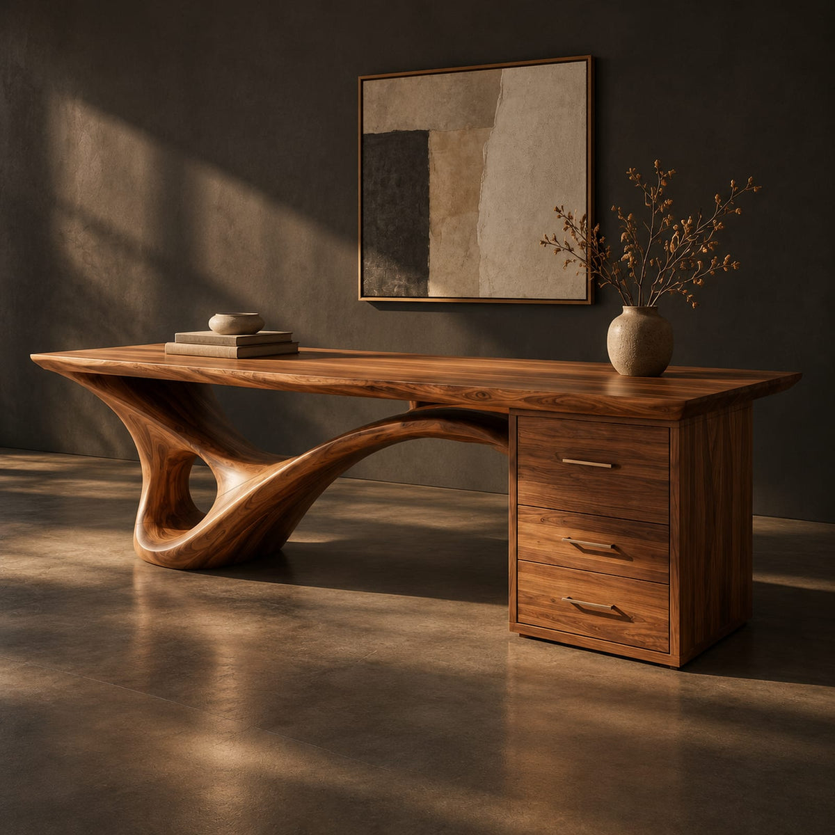 Natural wood grain detail
