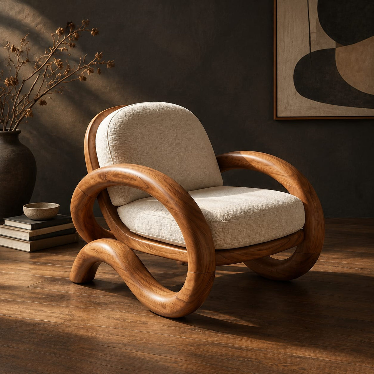 Natural wood grain detail