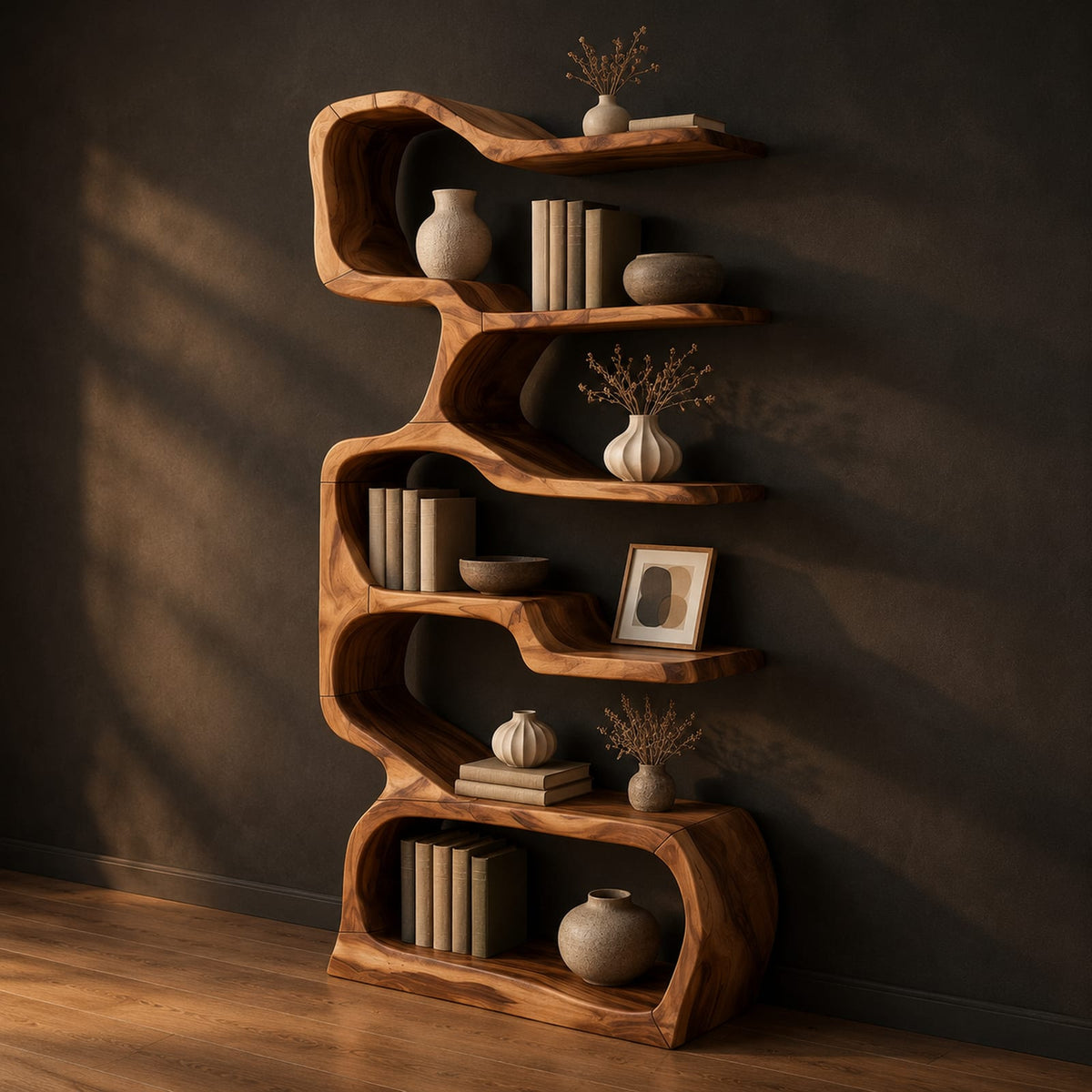 Natural wood grain detail