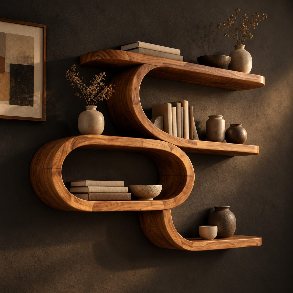 Natural wood grain detail
