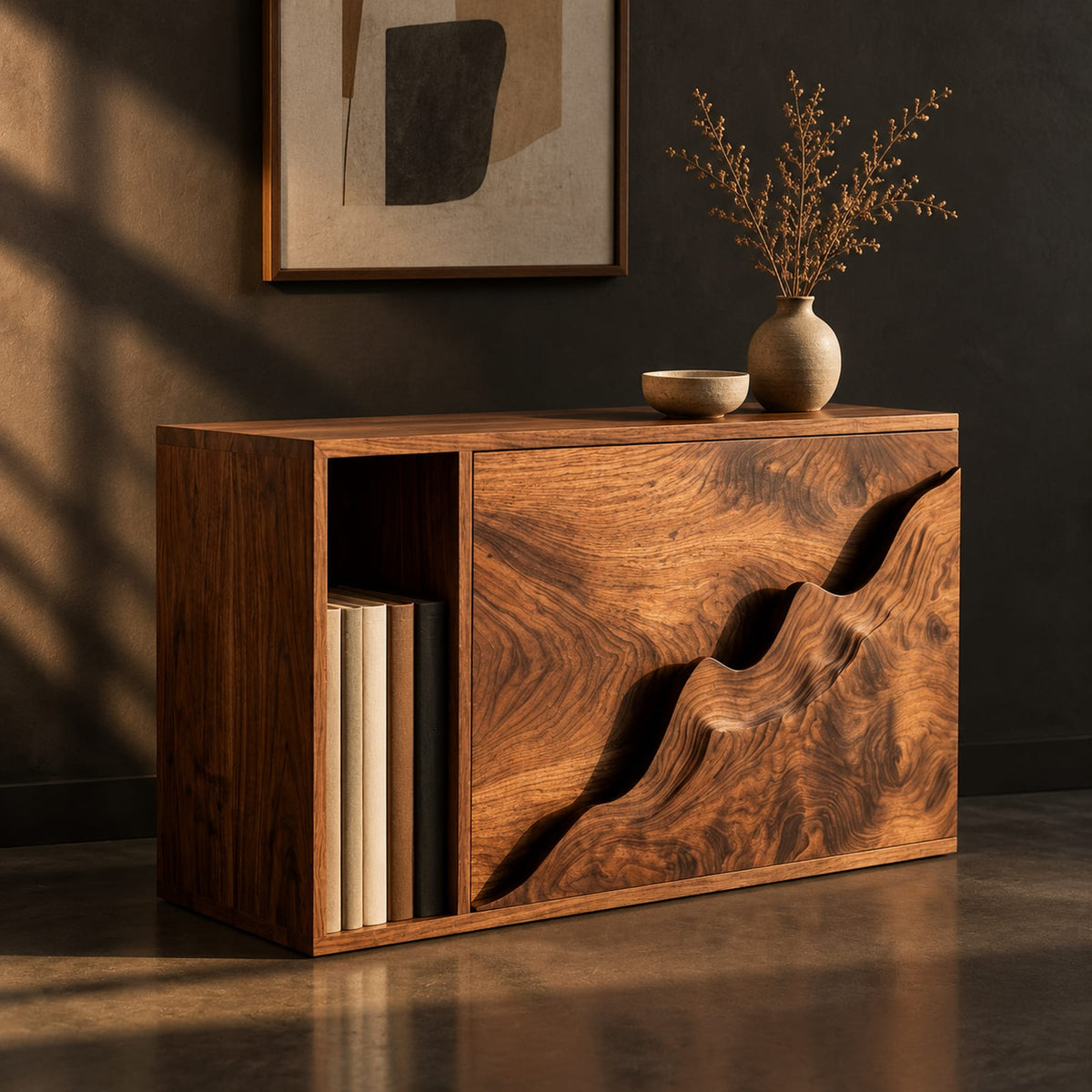 Natural wood grain detail