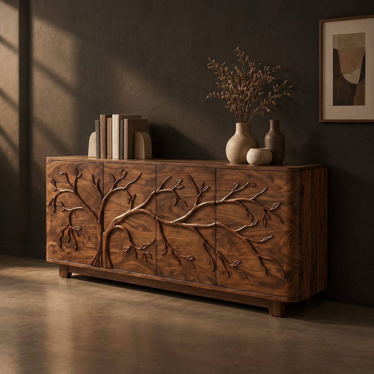 Natural wood grain detail
