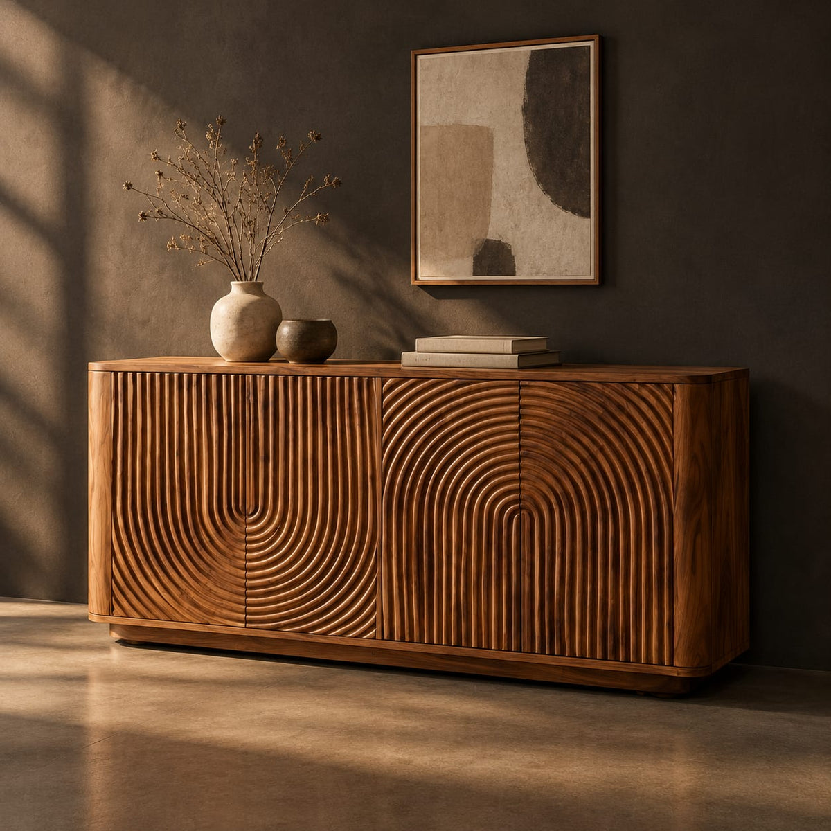 Natural wood grain detail