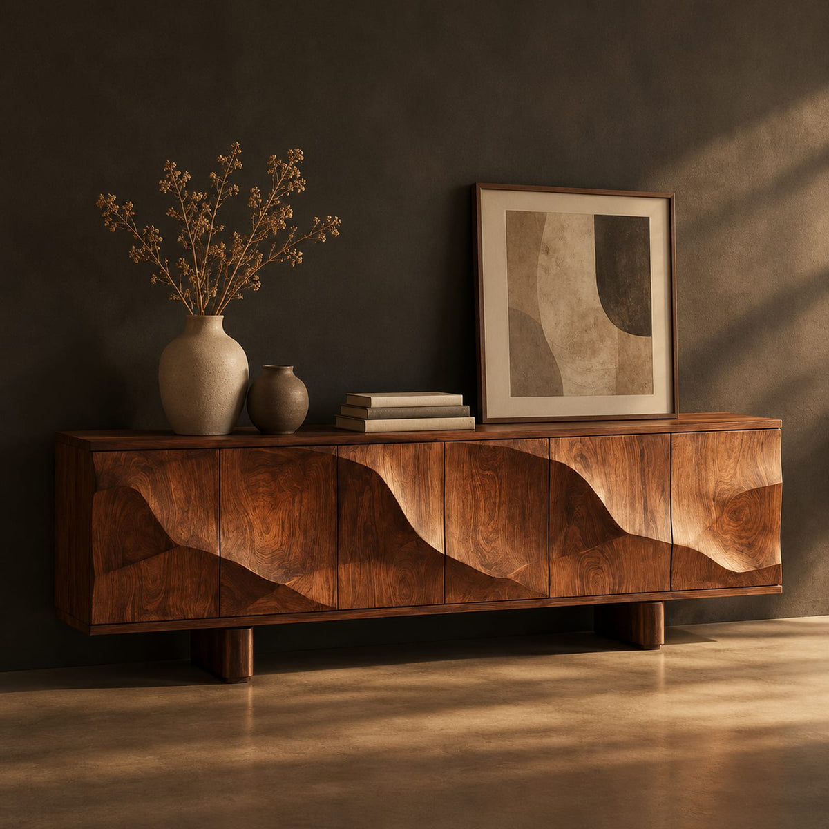 Natural wood grain detail
