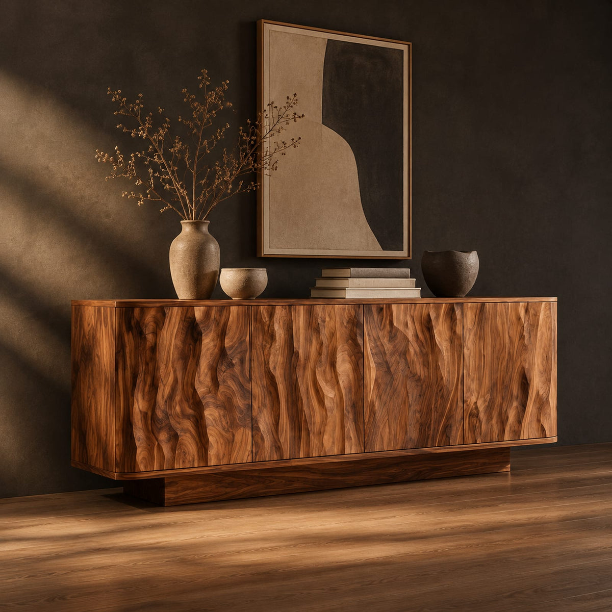 Natural wood grain detail