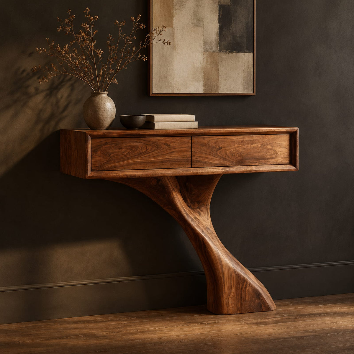 Natural wood grain detail