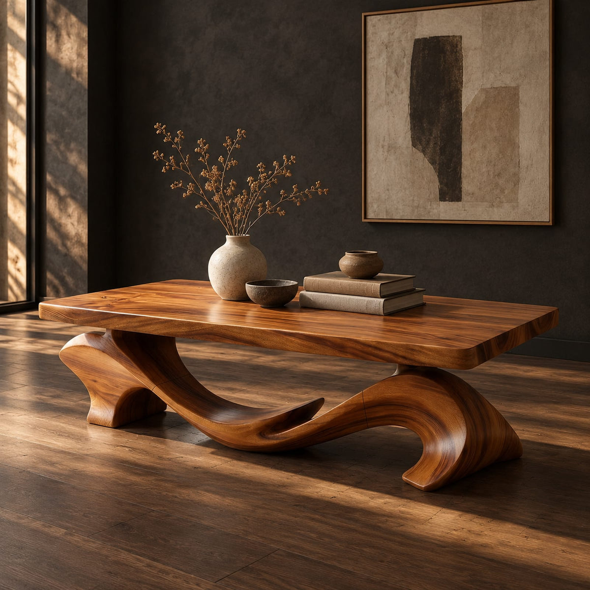 Natural wood grain detail