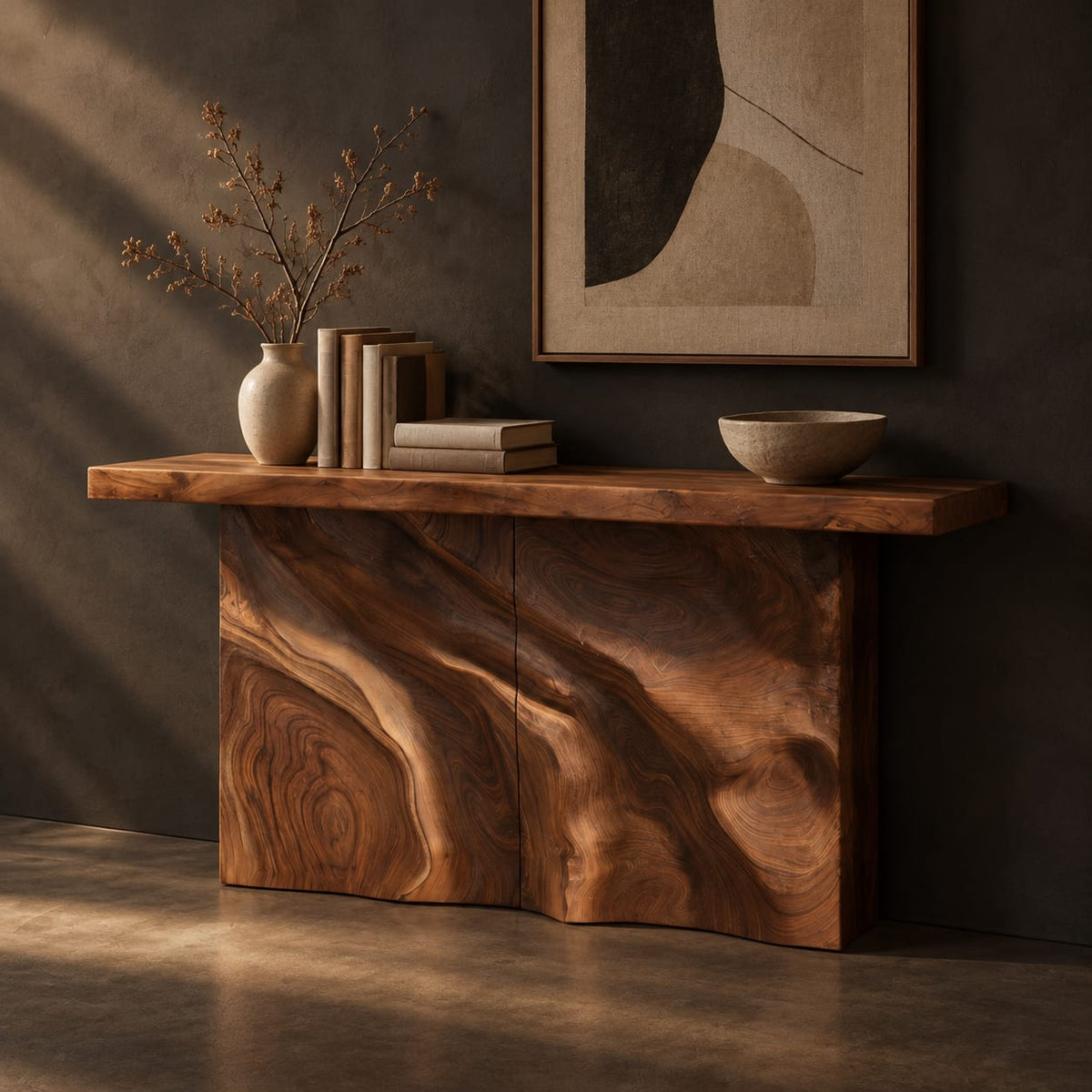 Natural wood grain detail