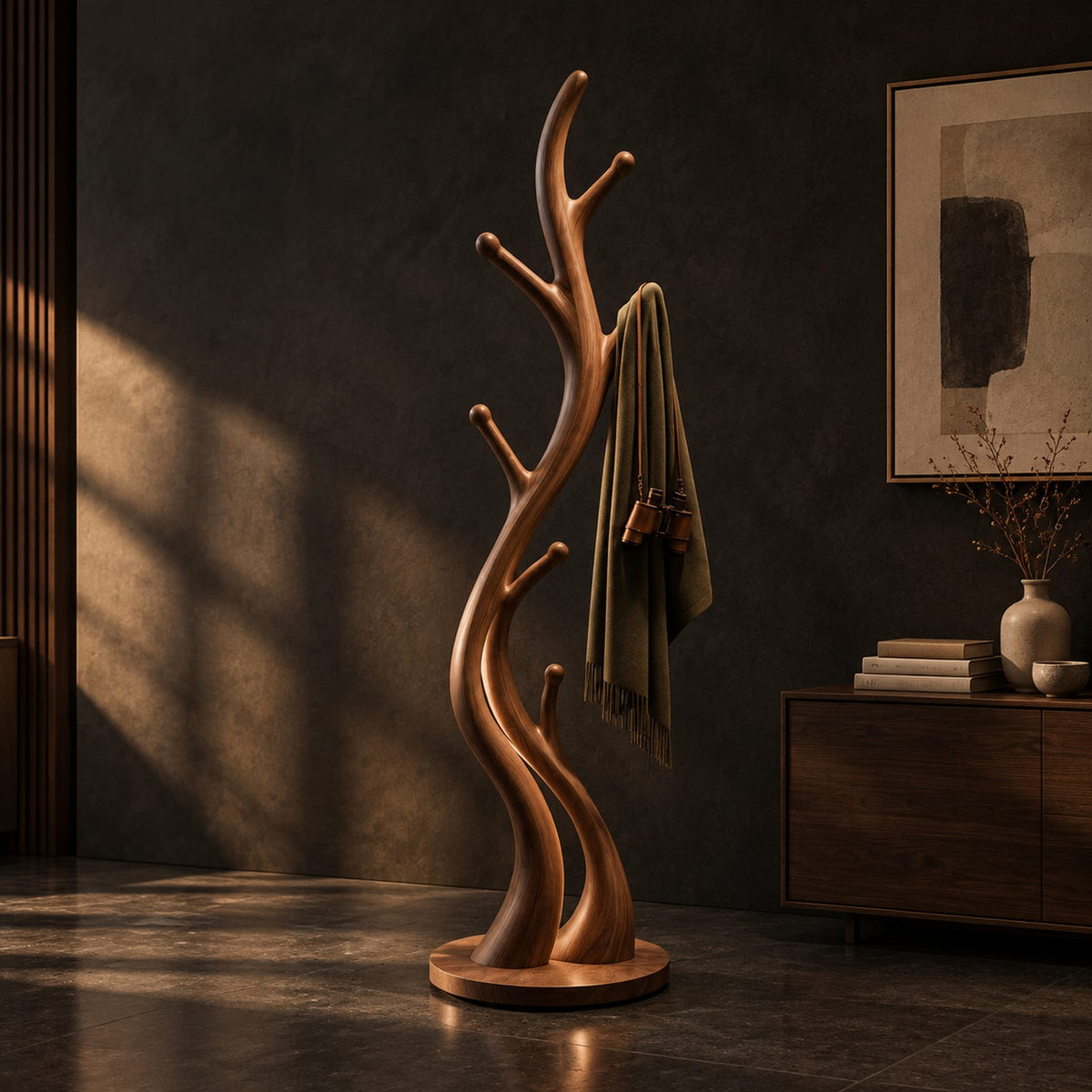 Natural wood grain detail