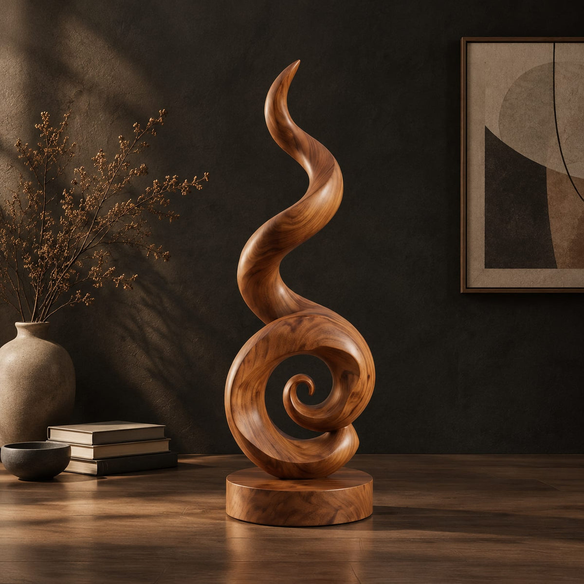 Natural wood grain detail