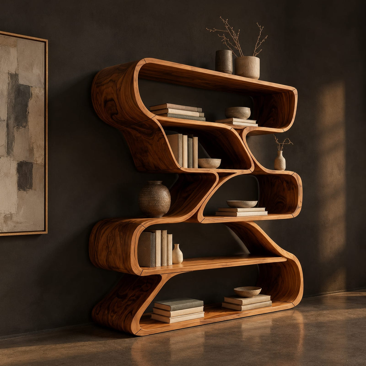 Natural wood grain detail