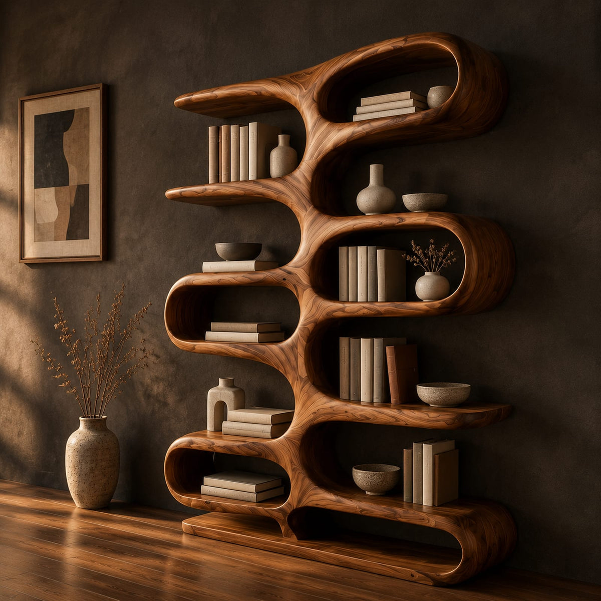 Natural wood grain detail