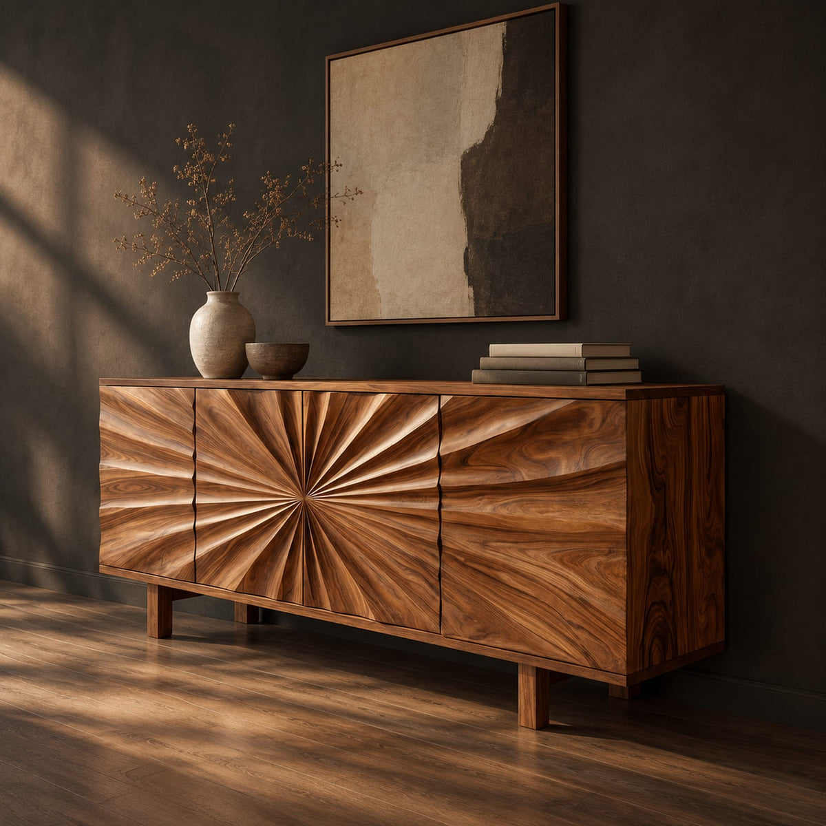 Natural wood grain detail