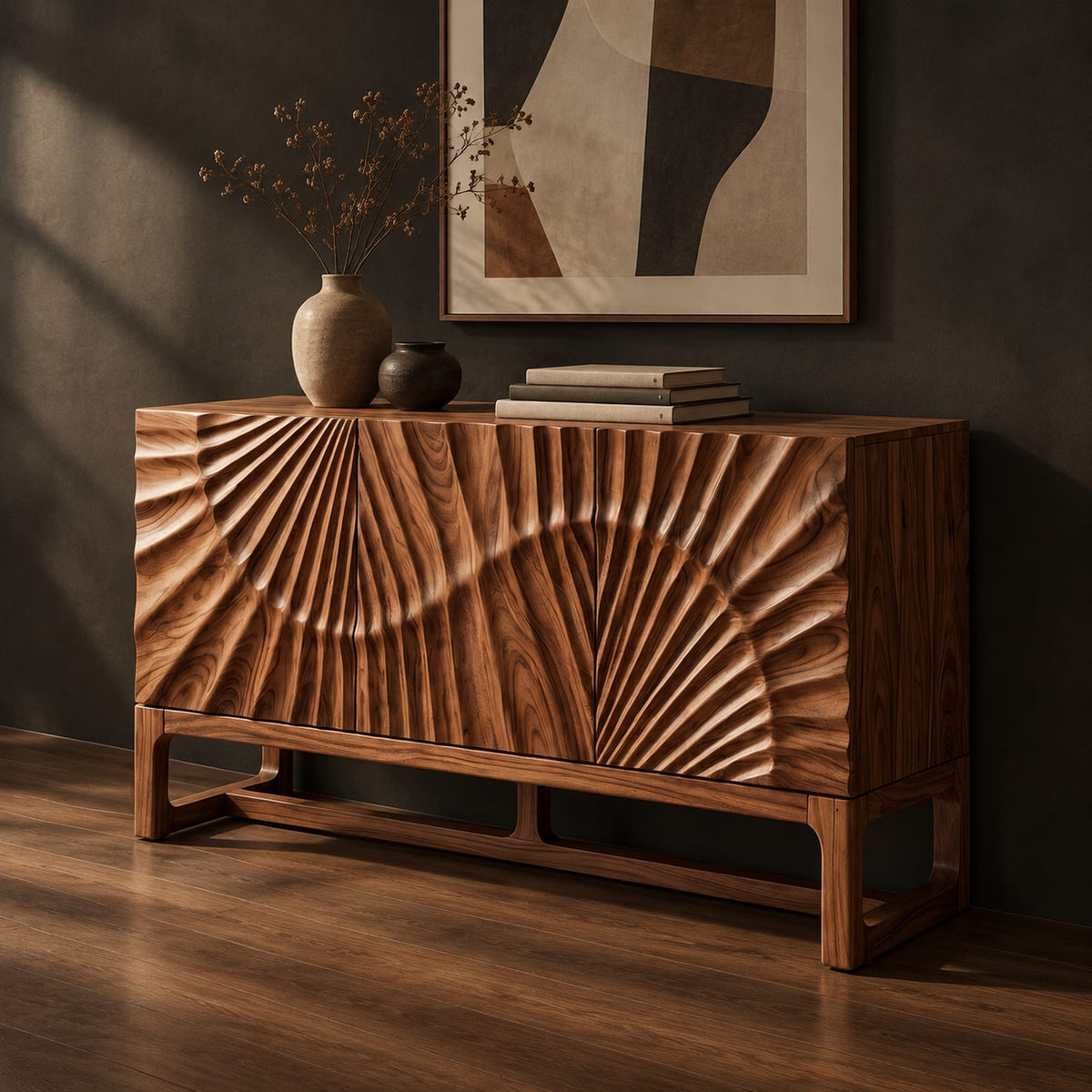Natural wood grain detail