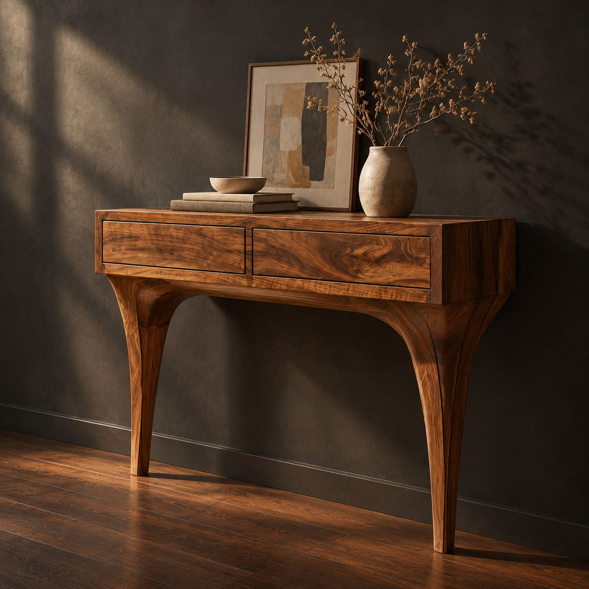 Natural wood grain detail