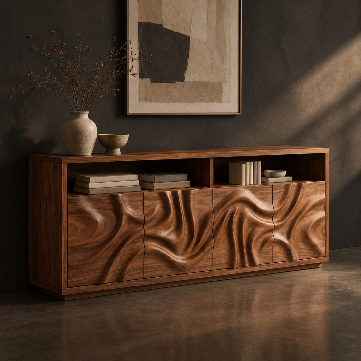 Natural wood grain detail