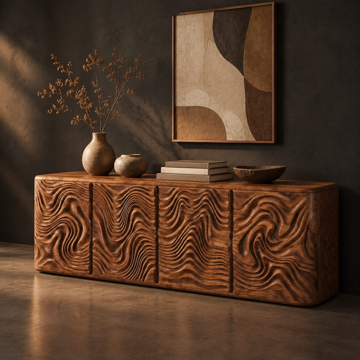 Natural wood grain detail