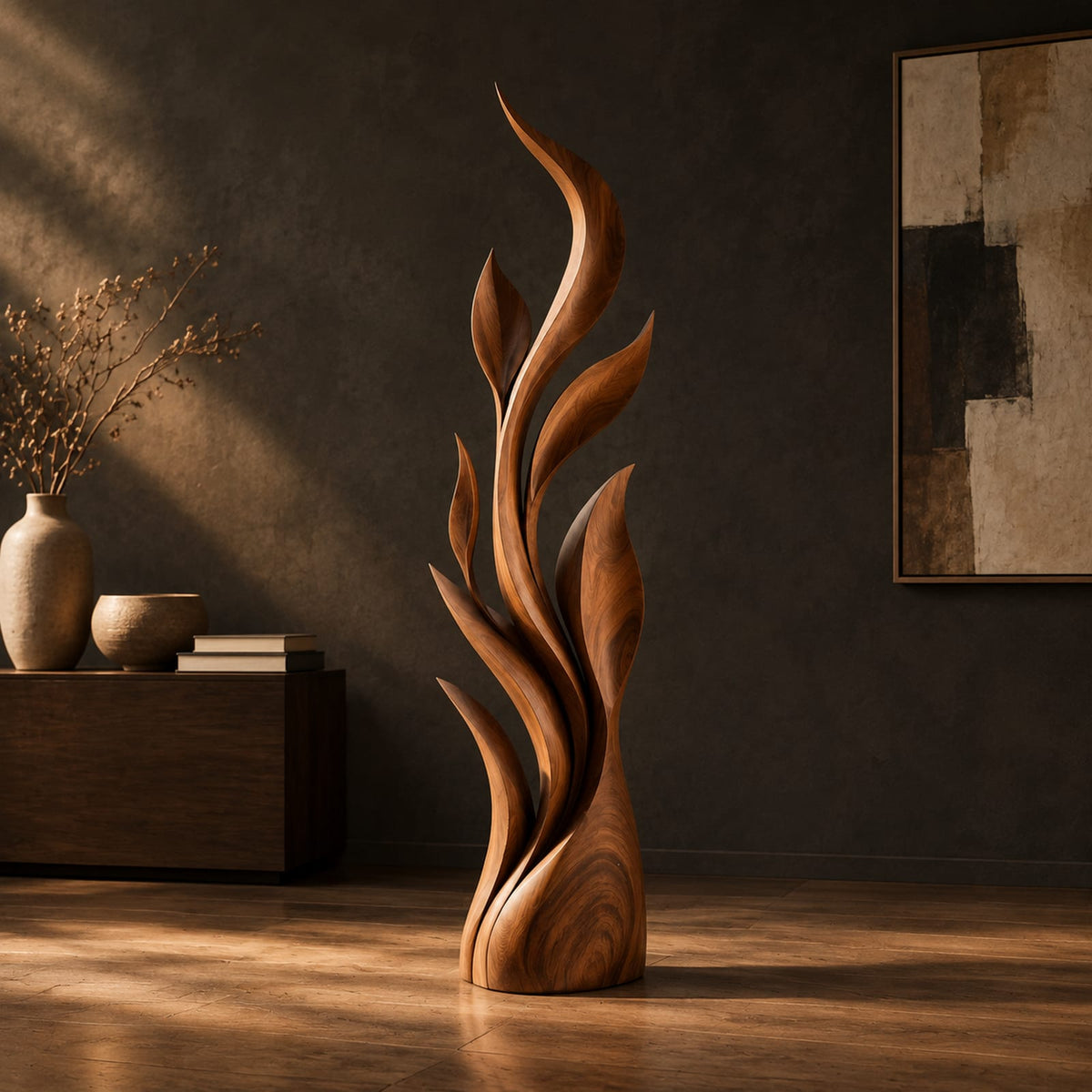 Natural wood grain detail