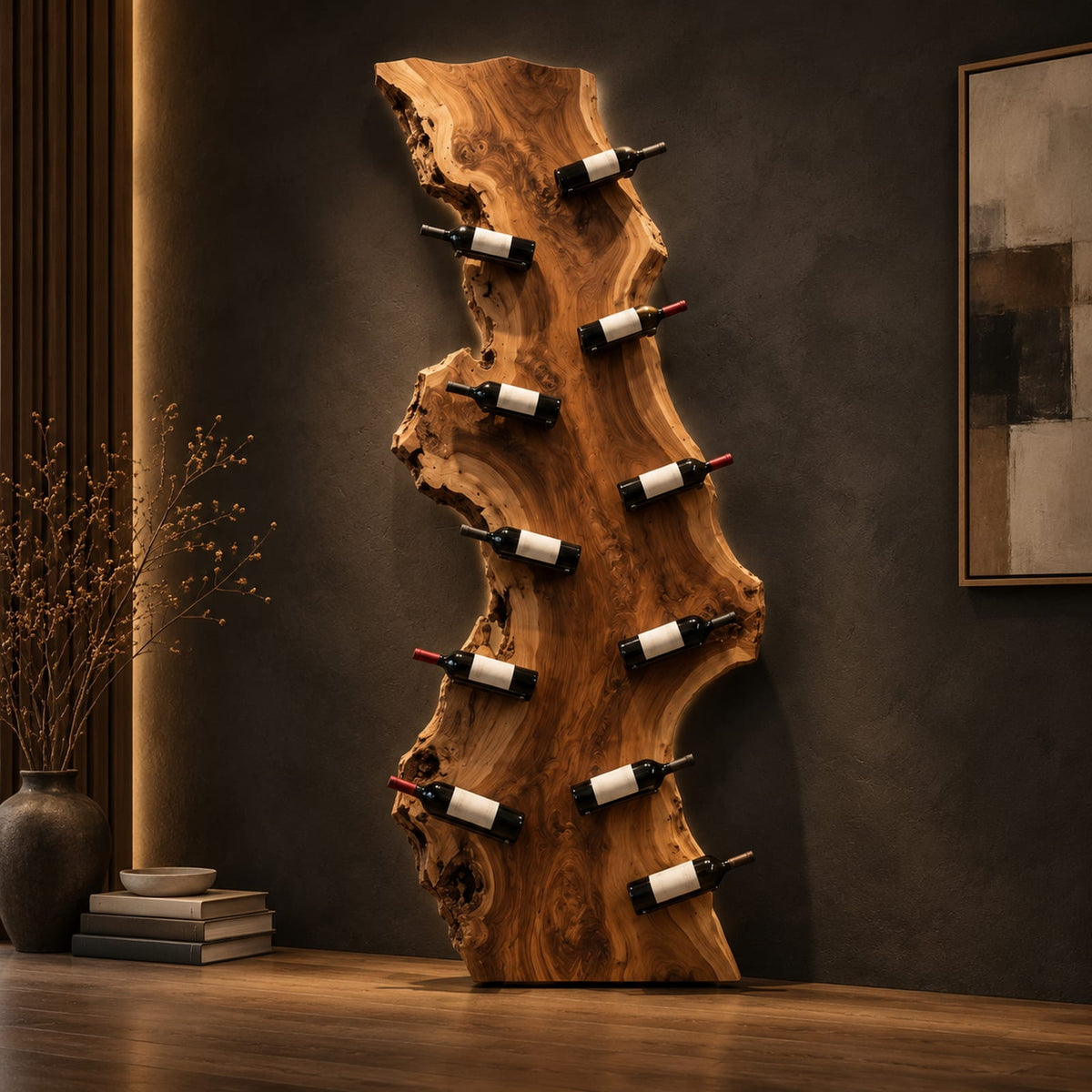 Natural wood grain detail