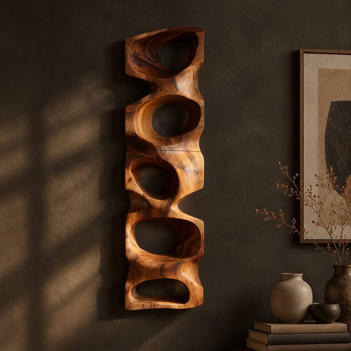 Natural wood grain detail