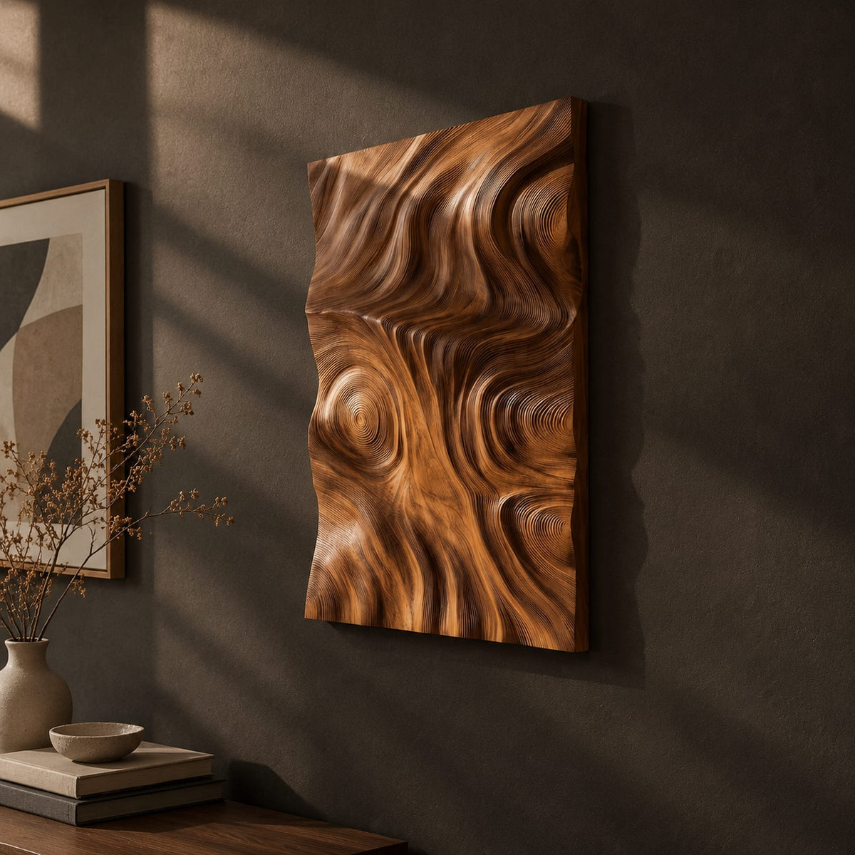 Natural wood grain detail
