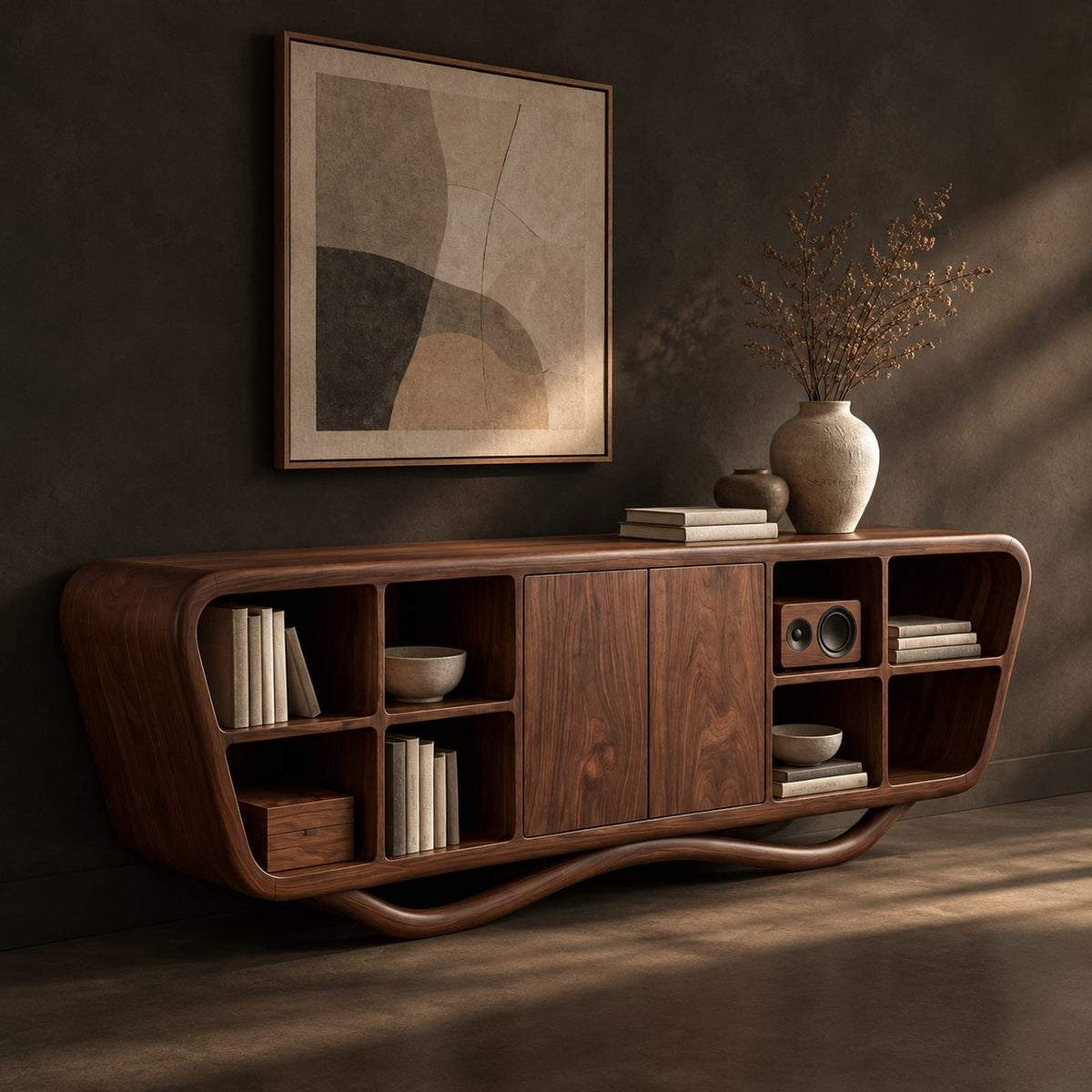 Natural wood grain detail