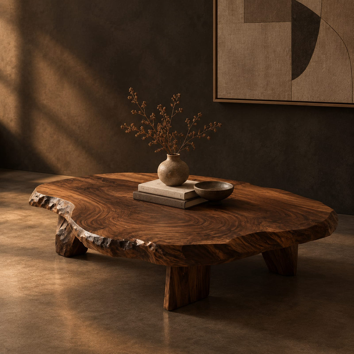 Natural wood grain detail