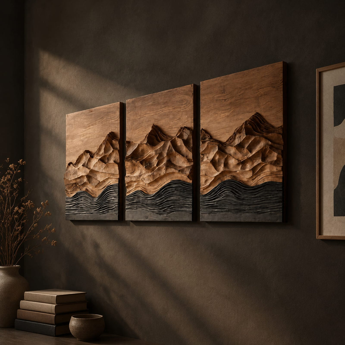Natural wood grain detail