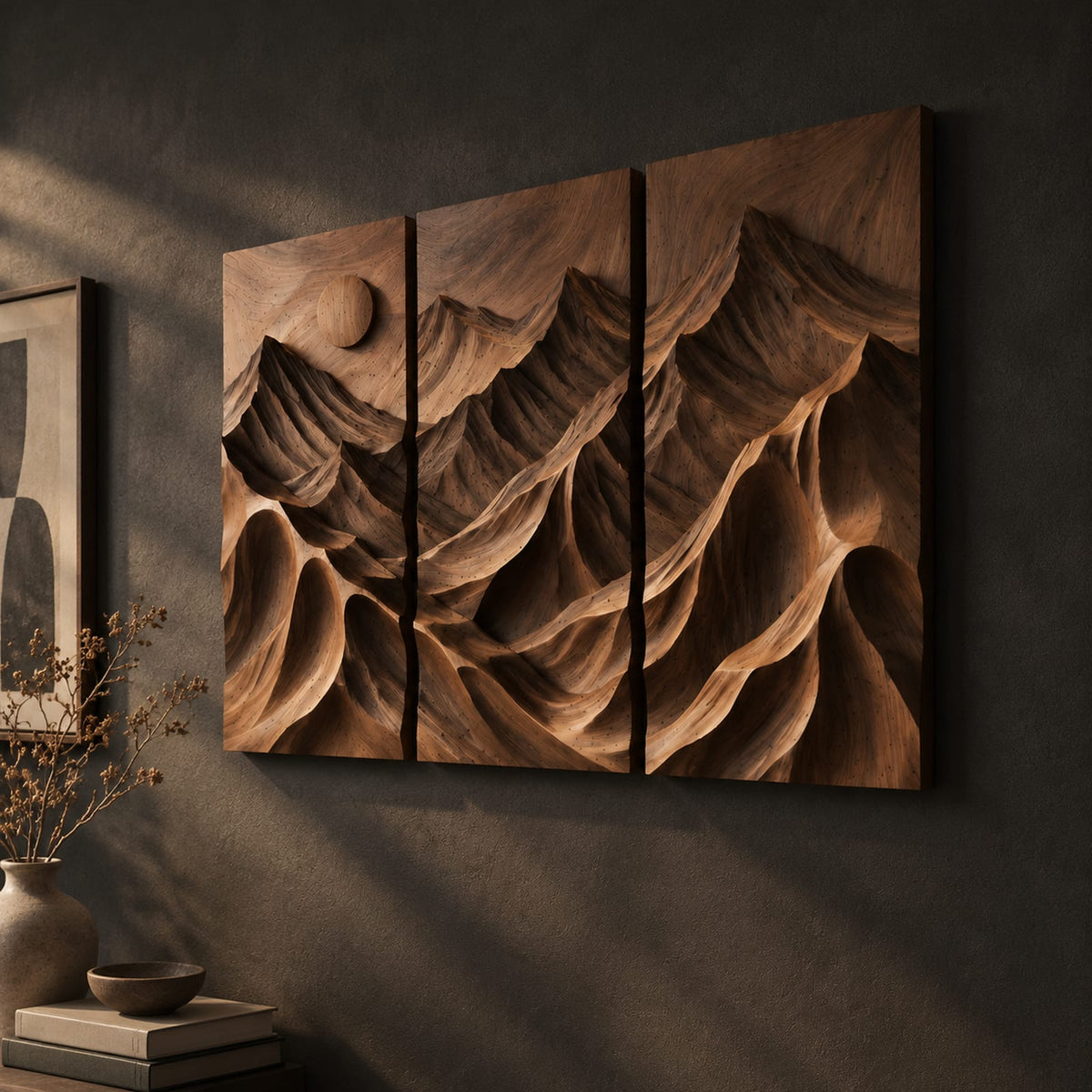Natural wood grain detail