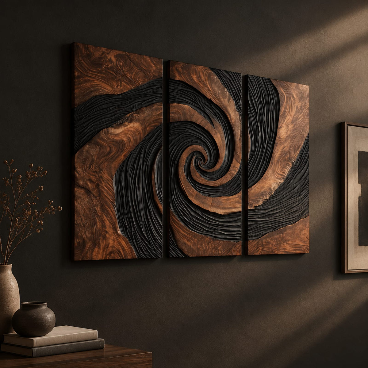 Natural wood grain detail