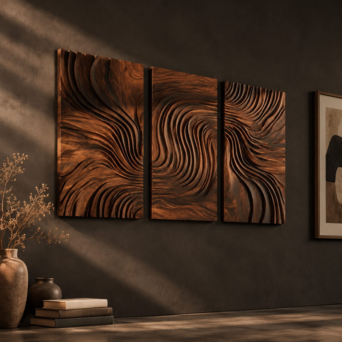Natural wood grain detail