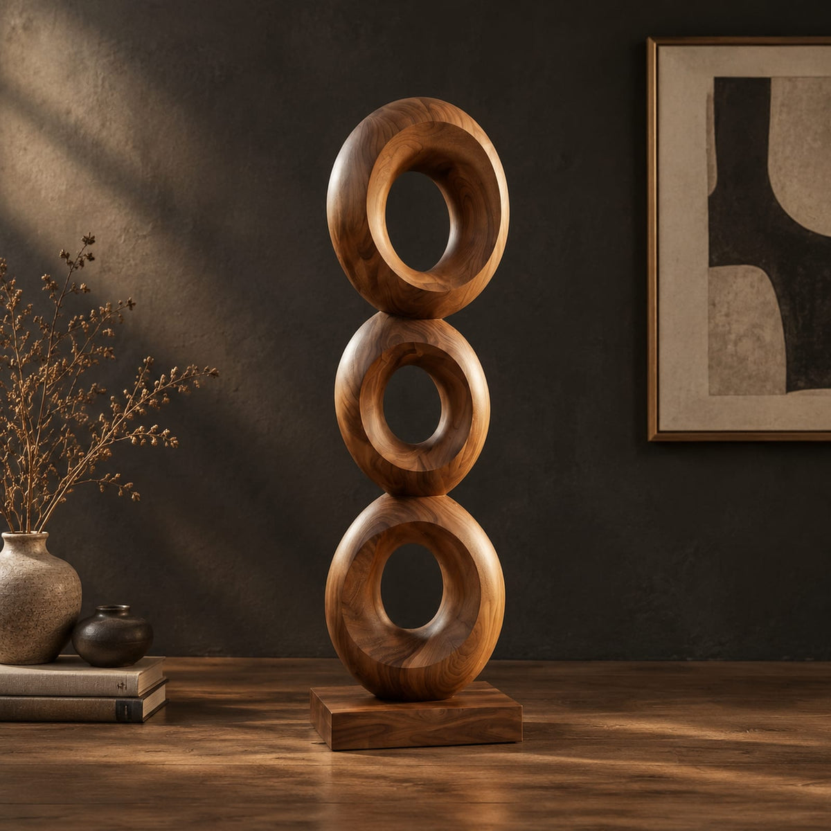 Natural wood grain detail
