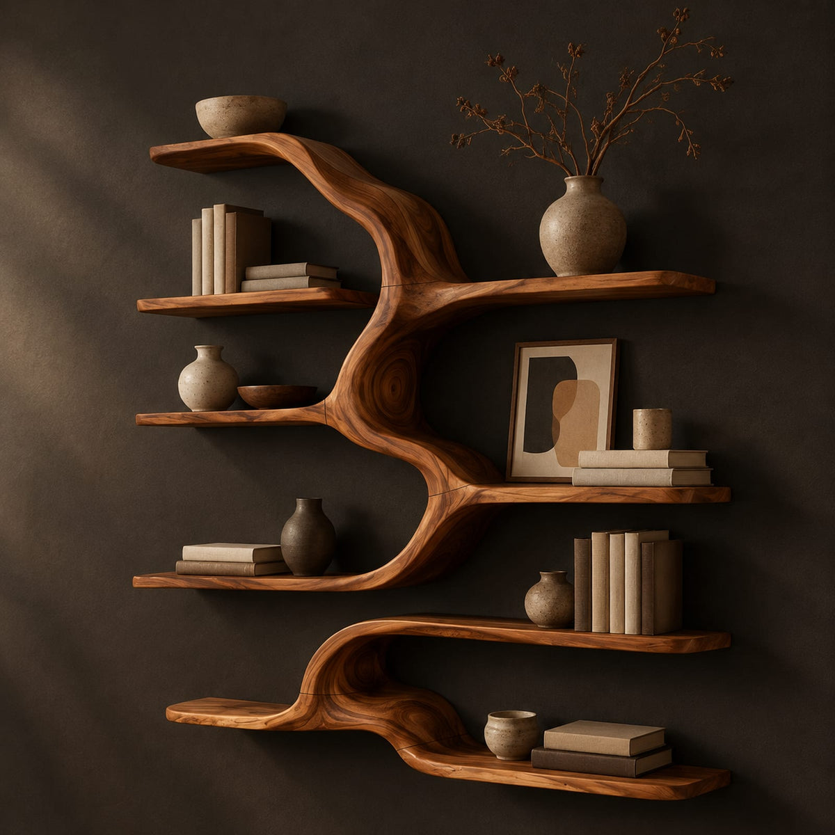 Natural wood grain detail