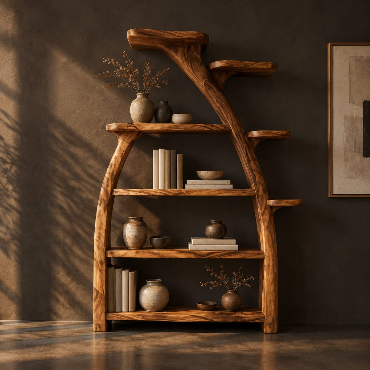 Natural wood grain detail
