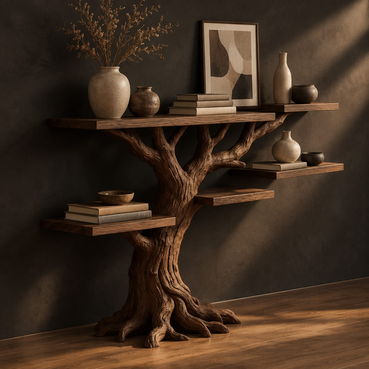Natural wood grain detail
