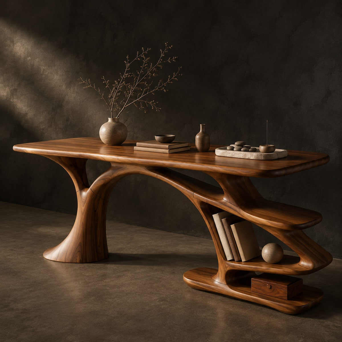 Natural wood grain detail