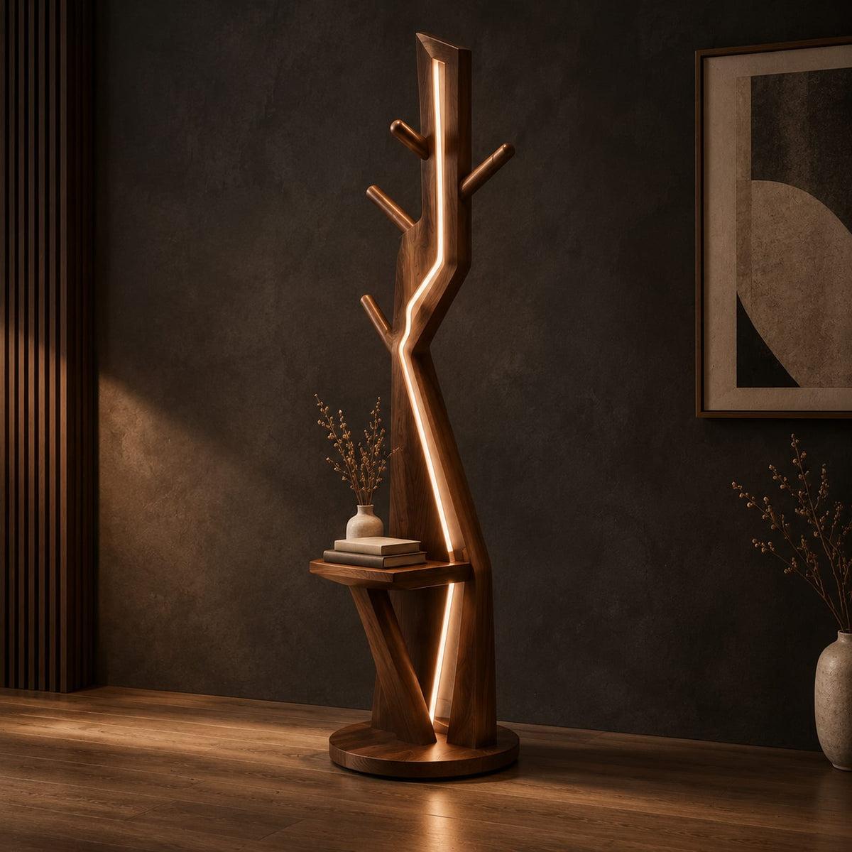 Natural wood grain detail