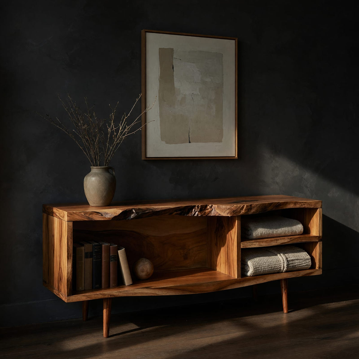 Natural wood grain detail