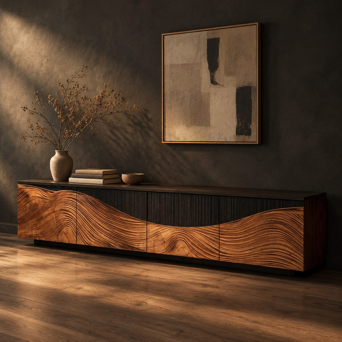 Natural wood grain detail