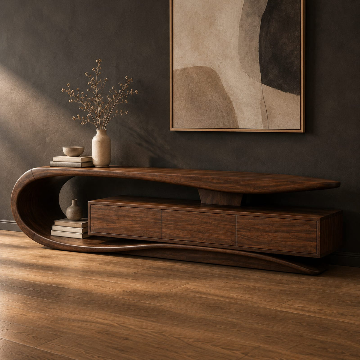 Natural wood grain detail