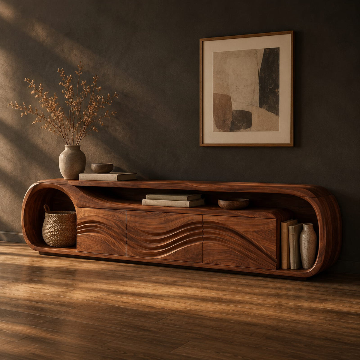 Natural wood grain detail