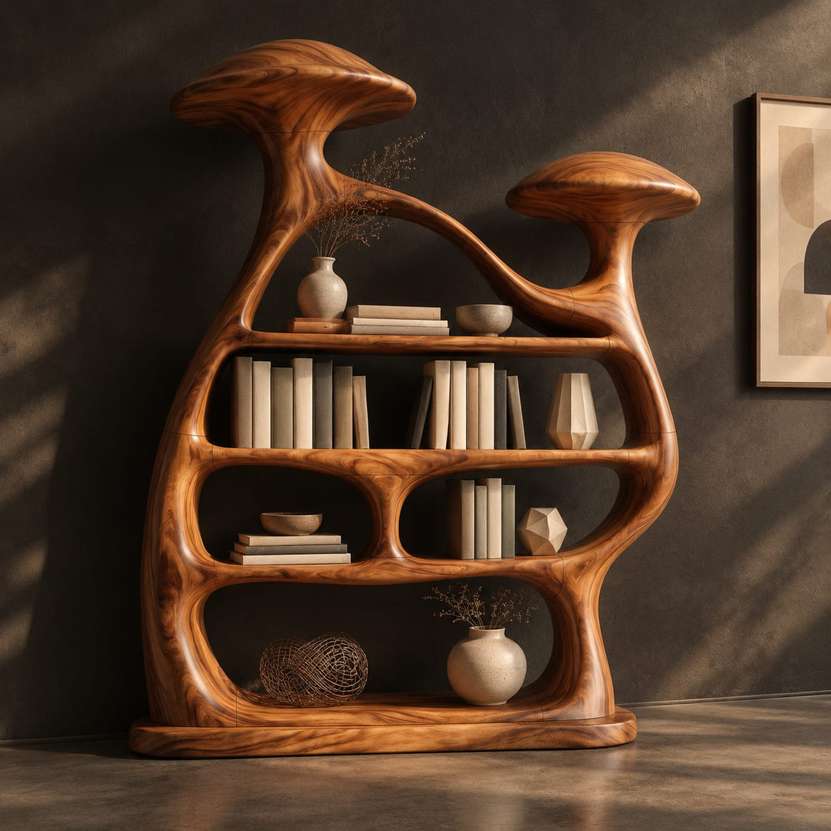 Natural wood grain detail