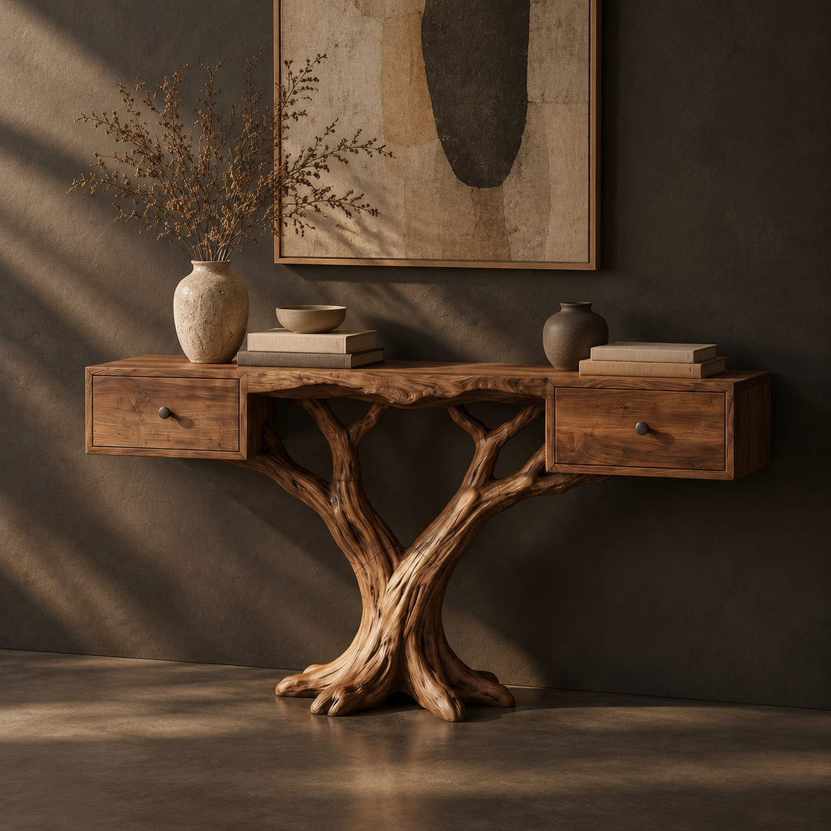 Natural wood grain detail