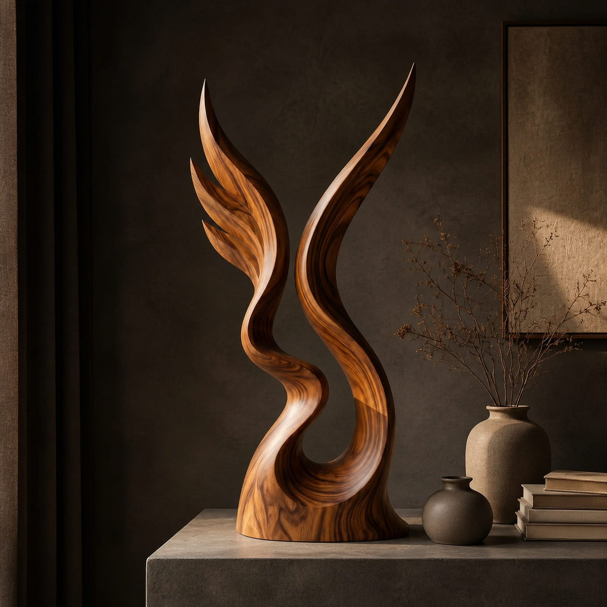 Natural wood grain detail