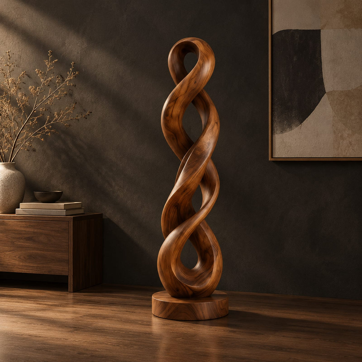 Natural wood grain detail