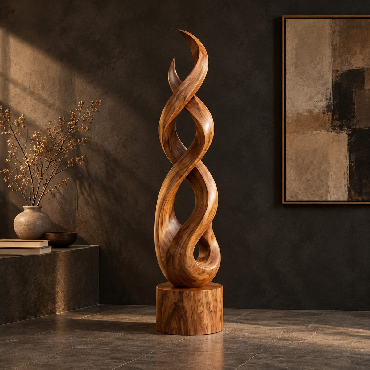 Natural wood grain detail