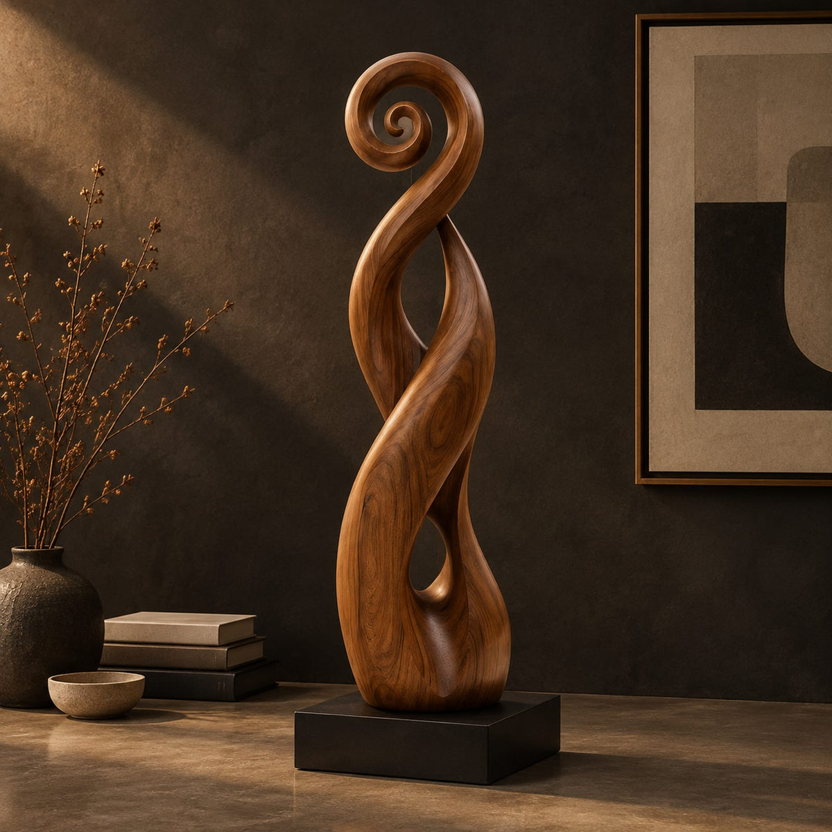 Natural wood grain detail
