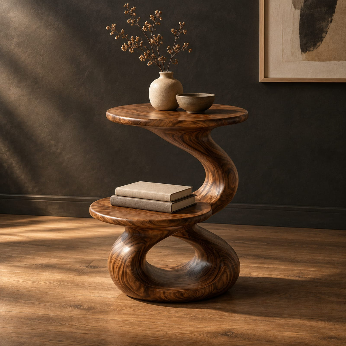 Natural wood grain detail