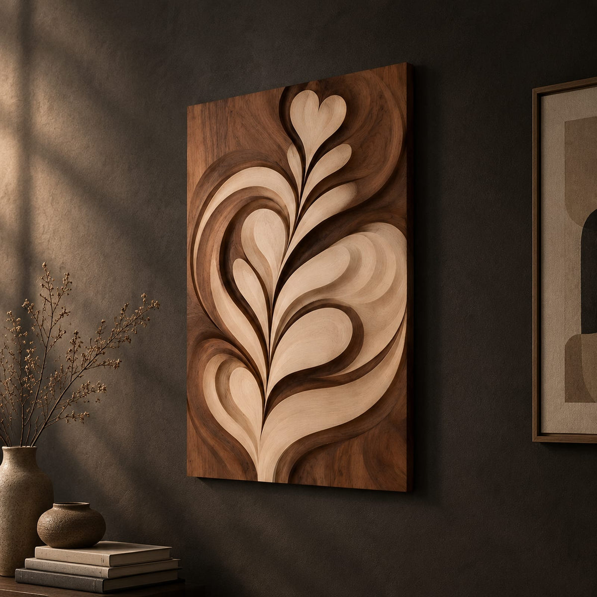 Natural wood grain detail