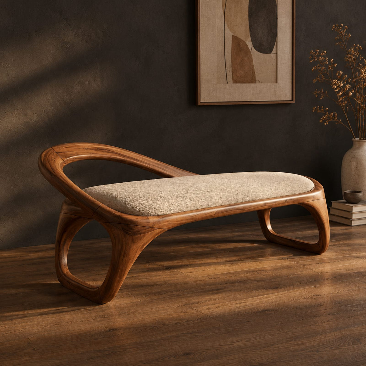 Natural wood grain detail